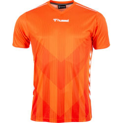 Voorvertoning: Hummel Zeno Limited Shirt Korte Mouw Heren - Oranje