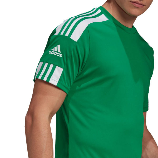 Adidas Squadra 21 Maillot Manches Courtes Hommes - Vert / Blanc