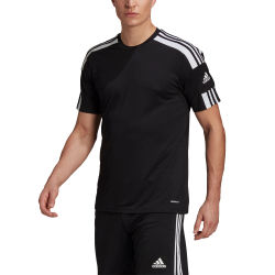 Présentation: Adidas Squadra 21 Maillot Manches Courtes Hommes - Noir / Blanc