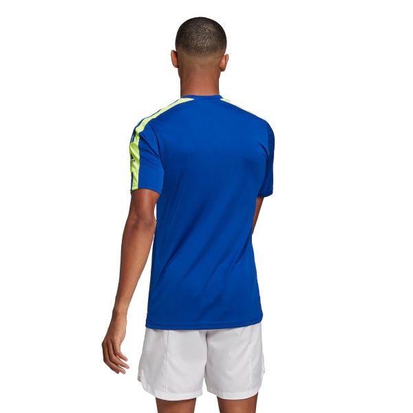 Adidas Squadra 21 Shirt Korte Mouw Heren - Royal / Fluogeel