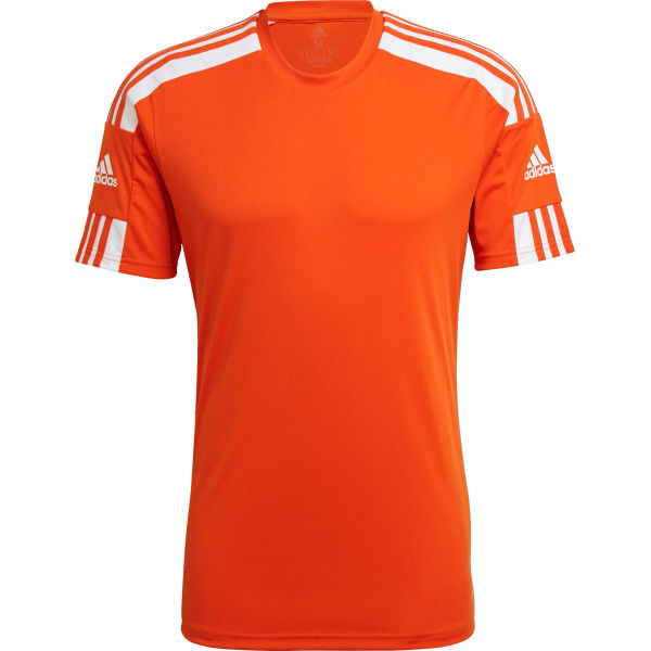 Adidas Squadra 21 Maillot Manches Courtes Hommes - Orange / Blanc