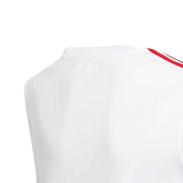Adidas Squadra 21 Maillot Manches Courtes Enfants - Blanc / Rouge