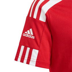 Présentation: Adidas Squadra 21 Maillot Manches Courtes Enfants - Rouge / Blanc