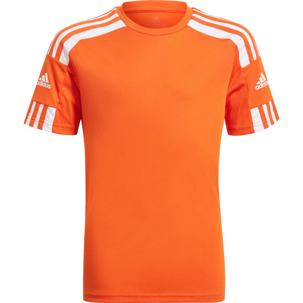 Adidas Squadra 21 Maillot Manches Courtes Enfants - Orange / Blanc