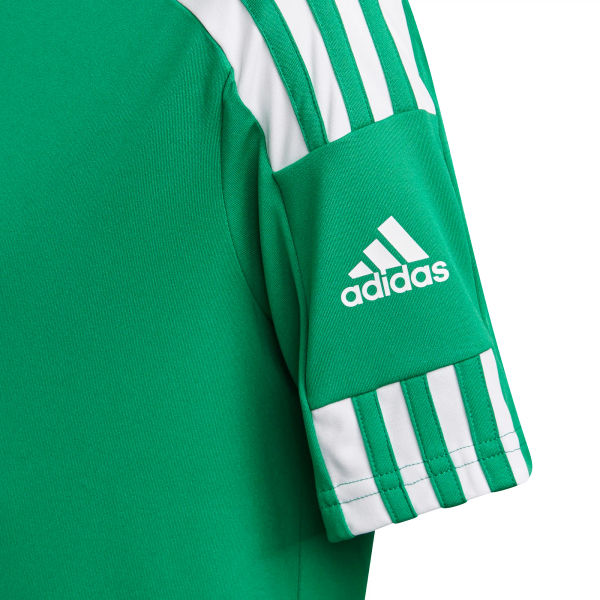 Adidas Squadra 21 Maillot Manches Courtes Enfants - Vert / Blanc