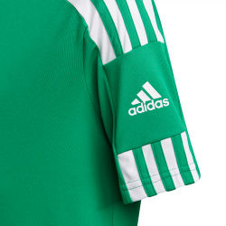 Présentation: Adidas Squadra 21 Maillot Manches Courtes Enfants - Vert / Blanc