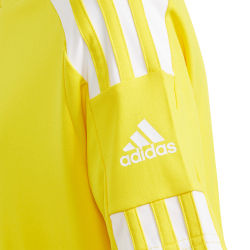 Présentation: Adidas Squadra 21 Maillot Manches Courtes Enfants - Jaune / Blanc