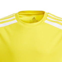 Voorvertoning: Adidas Squadra 21 Shirt Korte Mouw Kinderen - Geel / Wit