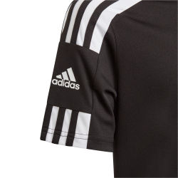 Présentation: Adidas Squadra 21 Maillot Manches Courtes Enfants - Noir / Blanc