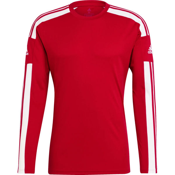 Adidas Squadra 21 Voetbalshirt Lange Mouw Heren - Rood / Wit