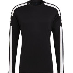 Voorvertoning: Adidas Squadra 21 Voetbalshirt Lange Mouw Heren - Zwart / Wit