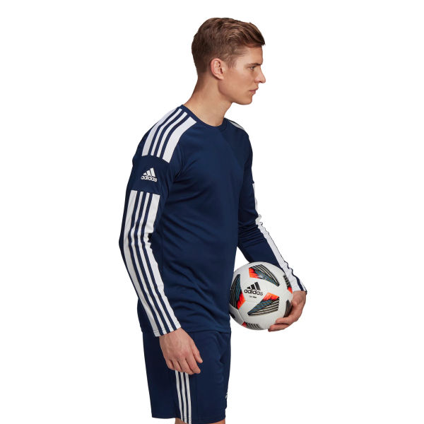 Adidas Squadra 21 Voetbalshirt Lange Mouw Heren - Marine / Wit