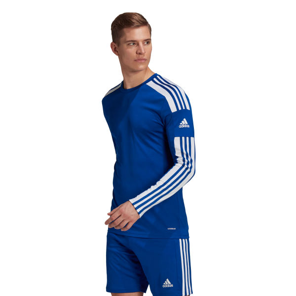 Adidas Squadra 21 Voetbalshirt Lange Mouw Heren - Royal / Wit