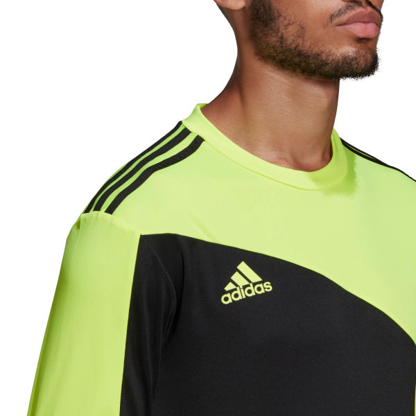 Adidas Squadra 21 Keepershirt Lange Mouw Heren - Zwart / Fluogeel