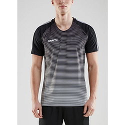Craft Pro Control Stripe Maillot À Manches Courtes Hommes - Noir / Argent