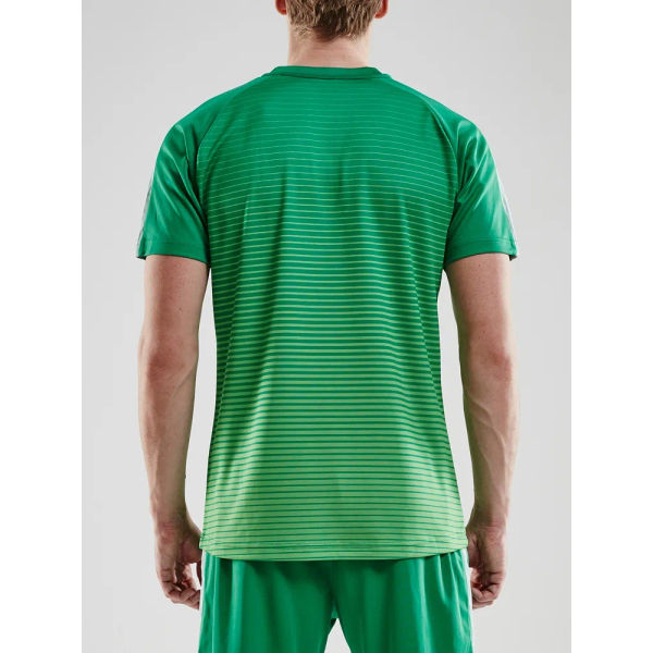 Craft Pro Control Stripe Shirt Korte Mouw Dames - Groen