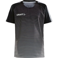 Craft Pro Control Stripe Maillot À Manches Courtes Enfants - Noir / Argent