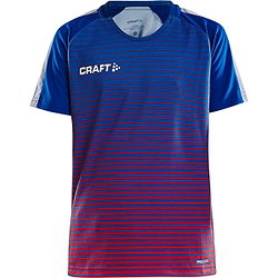 Craft Pro Control Stripe Trikot Kurzarm Kinder - Royal / Rot
