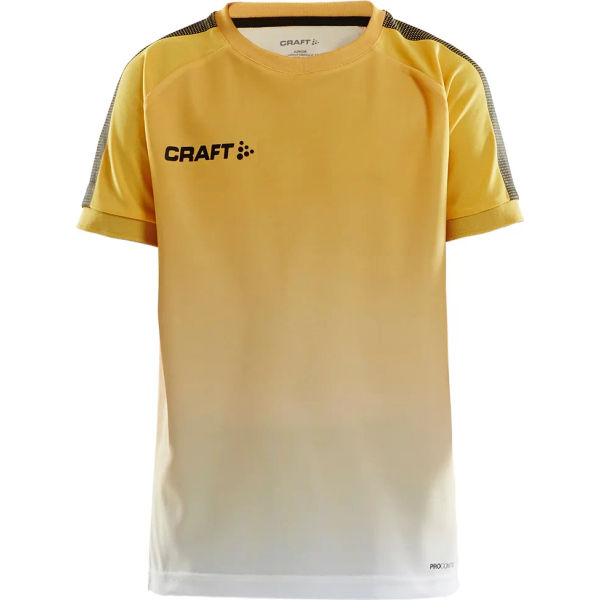 Craft Pro Control Fade Shirt Korte Mouw Kinderen - Geel