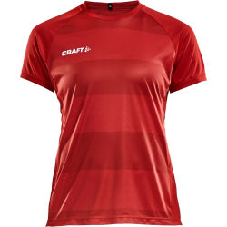 Voorvertoning: Craft Progress Shirt Korte Mouw Dames - Rood