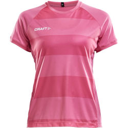 Voorvertoning: Craft Progress Shirt Korte Mouw Dames - Roze