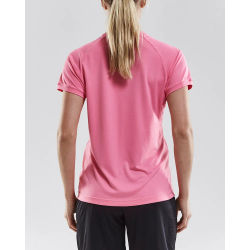Voorvertoning: Craft Progress Shirt Korte Mouw Dames - Roze