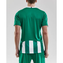 Voorvertoning: Craft Progress Stripe Shirt Korte Mouw Heren - Groen / Wit