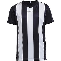 Craft Progress Stripe Trikot Kurzarm Kinder - Schwarz / Weiß