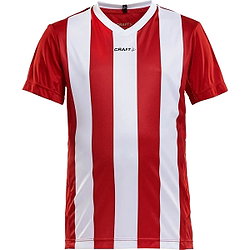 Craft Progress Stripe Trikot Kurzarm Kinder - Rot / Weiß