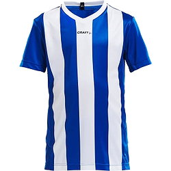 Craft Progress Stripe Trikot Kurzarm Kinder - Royal / Weiß