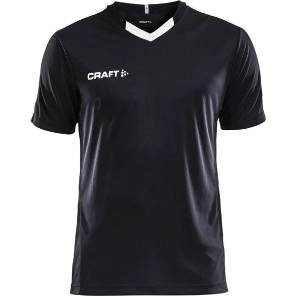 Craft Progress Contrast Shirt Korte Mouw Heren - Zwart / Wit