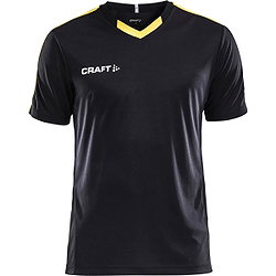 Craft Progress Contrast Maillot À Manches Courtes Hommes - Noir / Jaune