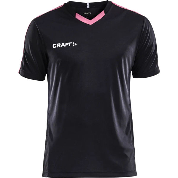 Craft Progress Contrast Shirt Korte Mouw Heren - Zwart / Roze