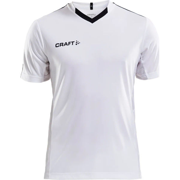 Craft Progress Contrast Shirt Korte Mouw Heren - Wit / Zwart