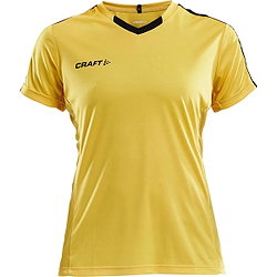 Craft Progress Contrast Maillot À Manches Courtes Femmes - Jaune / Noir