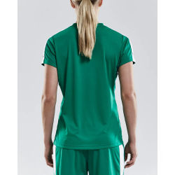 Voorvertoning: Craft Progress Contrast Shirt Korte Mouw Dames - Groen / Wit
