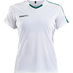 Craft Progress Contrast Trikot Kurzarm Damen - Weiß / Grün