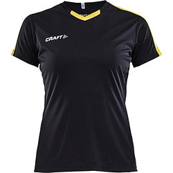 Craft Progress Contrast Trikot Kurzarm Kinder - Schwarz / Gelb