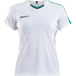 Voorvertoning: Craft Progress Contrast Shirt Korte Mouw Kinderen - Wit / Groen