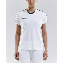 Voorvertoning: Craft Progress Contrast Shirt Korte Mouw Kinderen - Wit / Zwart