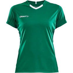 Voorvertoning: Craft Progress Contrast Shirt Korte Mouw Kinderen - Groen / Wit