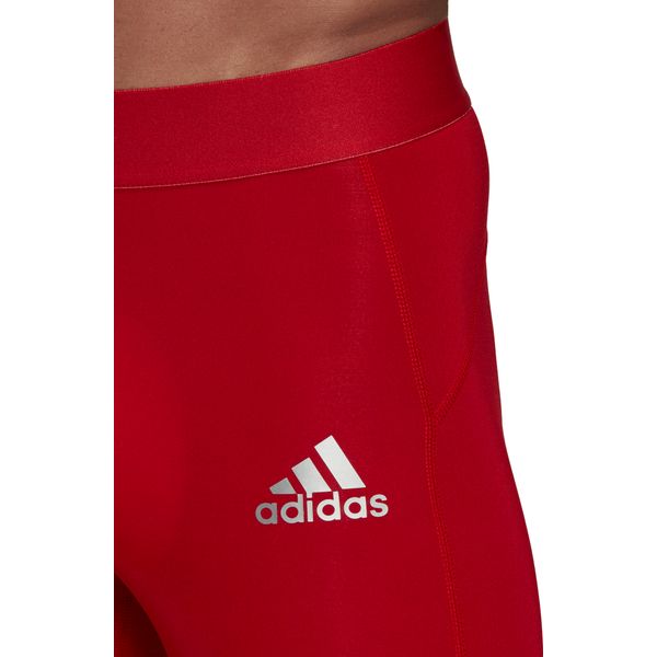 Adidas Techfit Cuissard Mi-Long Hommes - Rouge