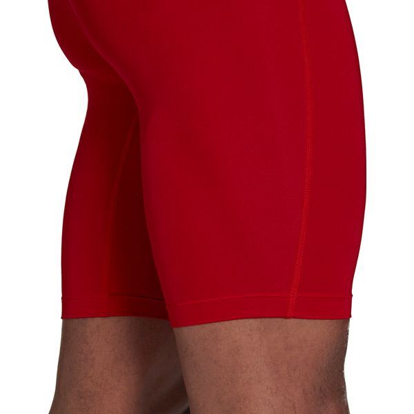Adidas Techfit Cuissard Mi-Long Hommes - Rouge