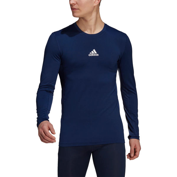 Adidas Techfit / Climawarm Longsleeve Hommes - Marine