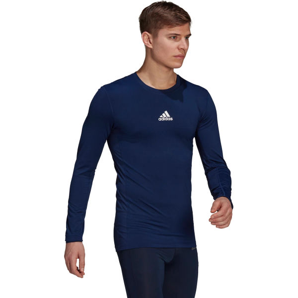Adidas Techfit / Climawarm Maillot Manches Longues Hommes - Marine