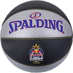 Spalding Redbull Halfcourt (Size 7) Basketbal Heren - Zwart / Grijs / Paars