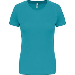 Proact Birdseye Kurzarm Sportshirt Damen - Light Turquoise