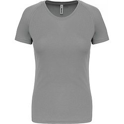 Proact Birdseye Kurzarm Sportshirt Damen - Fine Grey