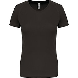 Proact Birdseye Kurzarm Sportshirt Damen - Dark Grey