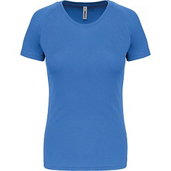 Proact Birdseye Kurzarm Sportshirt Damen - Aqua Blue